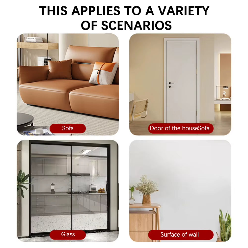 Ultimate Wall-Mounted Self-Adhesive Cat Scratcher with Fun Hanging Toy - Durable Felt Scratch Mat for Happy Cats